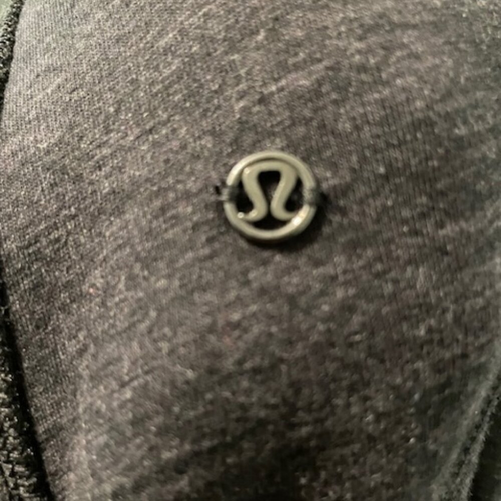 Lululemon Short&Sweet Reversible Sherpa Jacket Heathered Core/Black Size Small - Picture 6 of 8